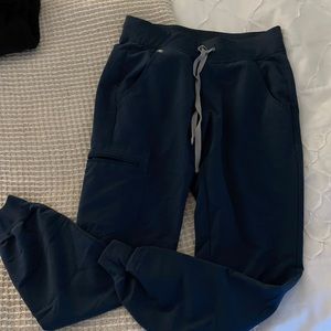 Figs Xs Dark Harbour Limited Edition Jogger Scrub Pants